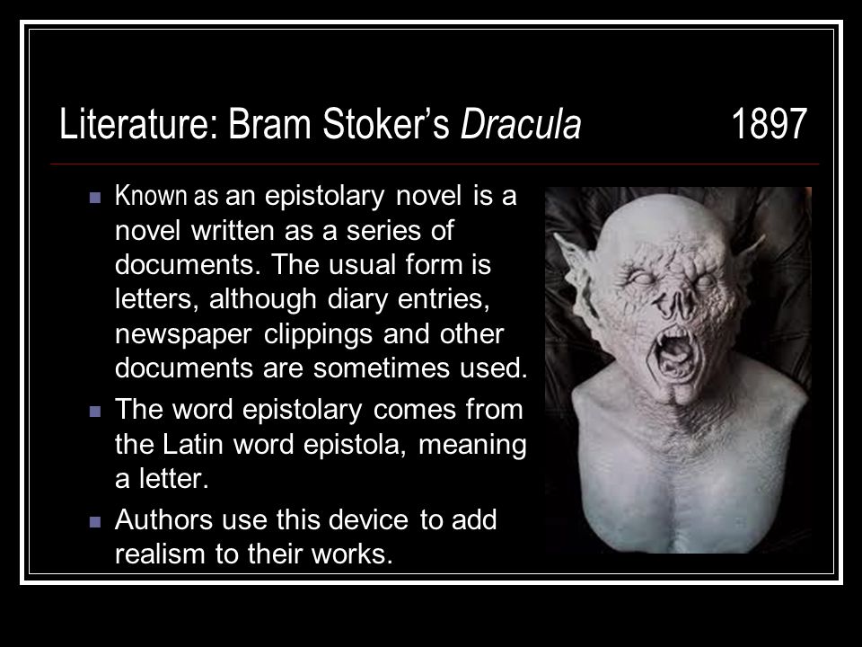 A literary analysis of sexim in dracula by bram stoker